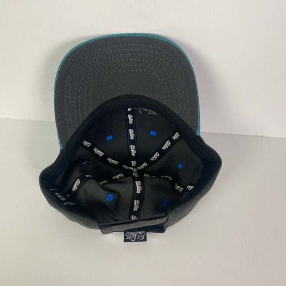 Cadillac Twill Hat Cap Baseball Women's Ladies Teal Gray Adjustable NWT - Picture 7 of 8